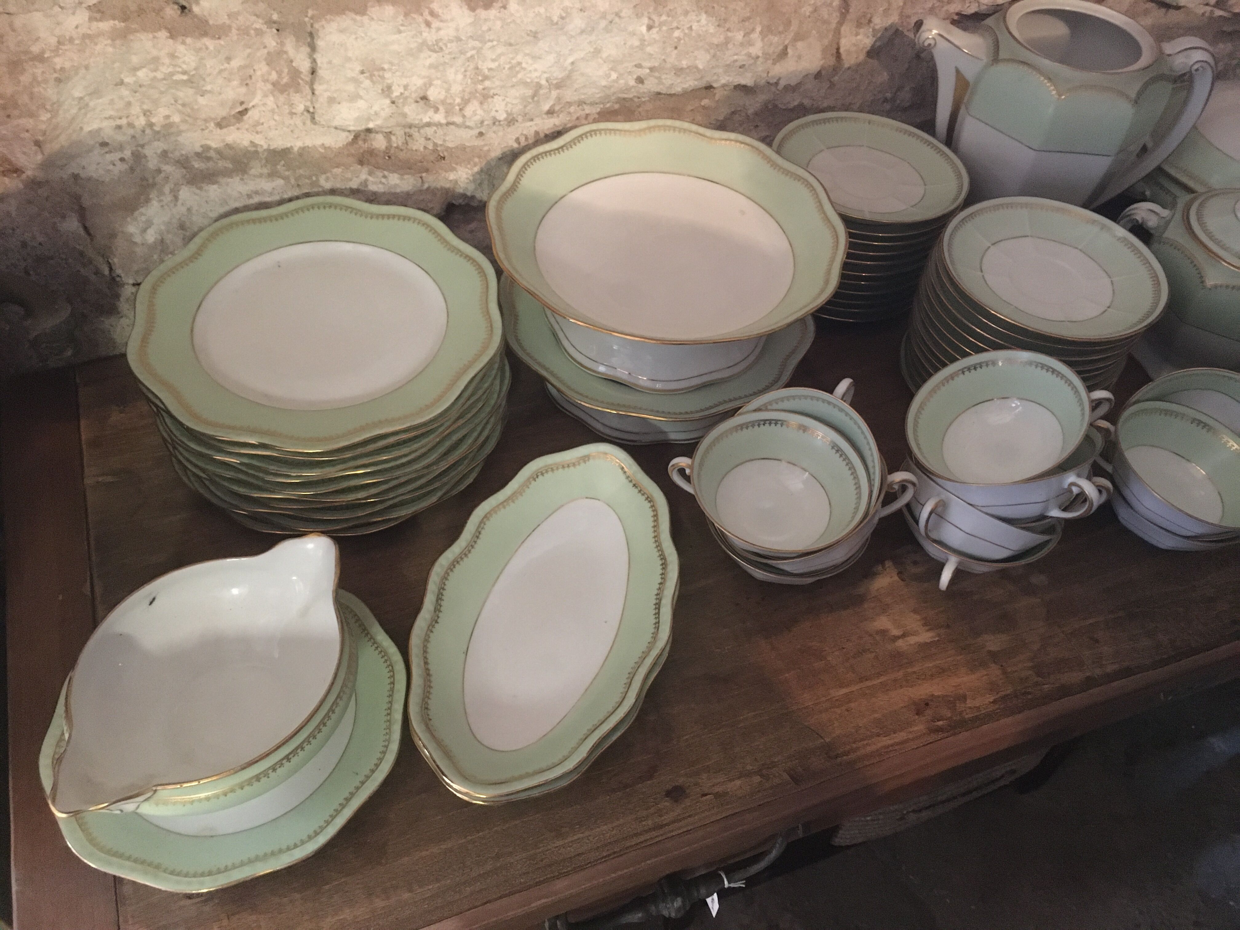 Limoges porcelain service "Nardon/Lafarge"