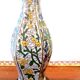Soliflore vase in partitioned bronze China