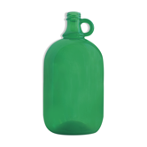 Bonbonne vintage en verre vert