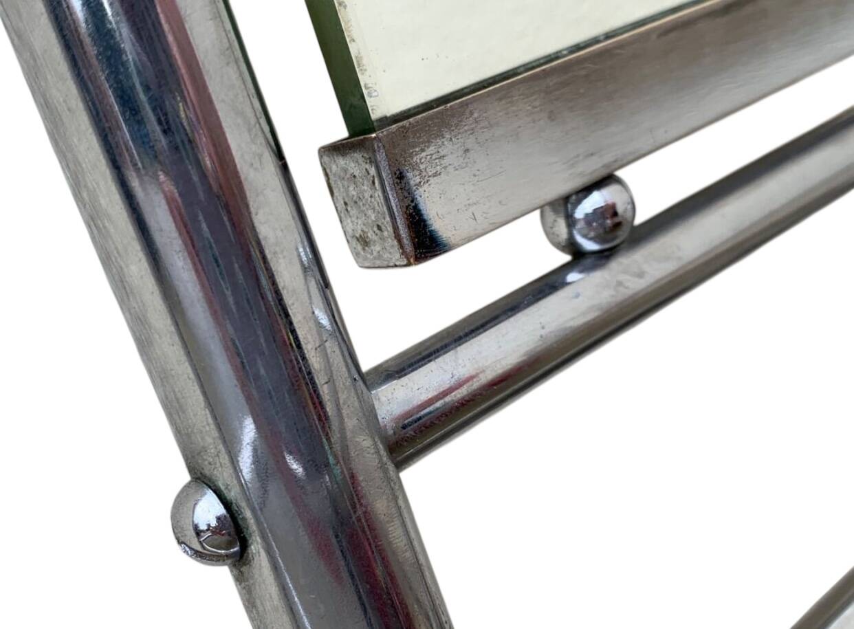 Chrome-plated aluminum entrance locker, 1950s