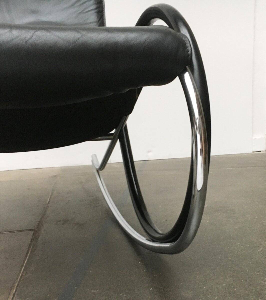 Chaise à bascule Vintage Swiss Nonna par Paul Tuttle pour Strässle