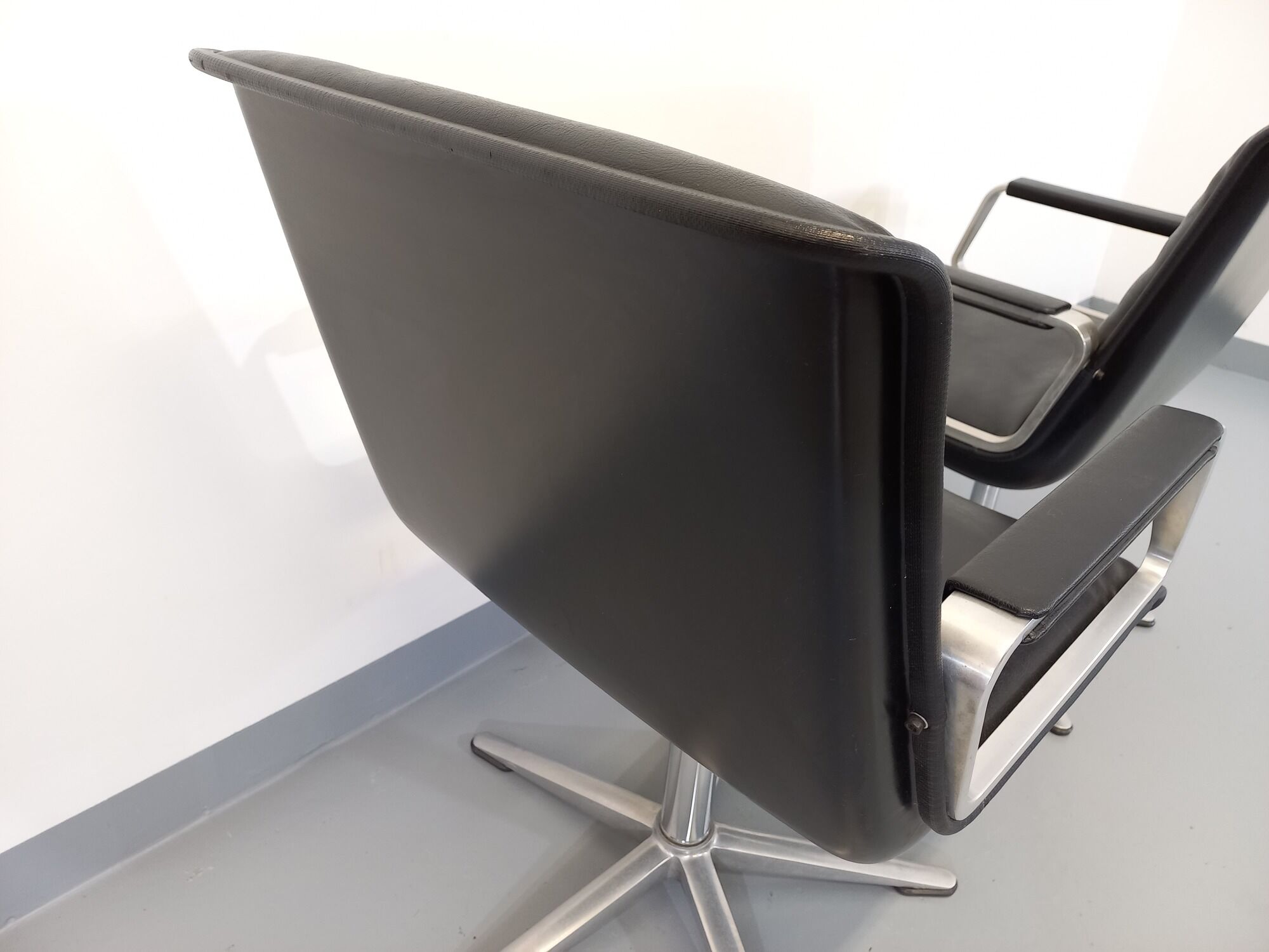 Pair of vintage office armchairs from the 60s and 70s by Wilkhahn