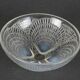 Lalique France opalescent scallop bowl numbered 3204
