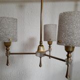 Lustre laiton et perspex