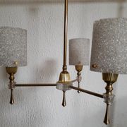 Lustre brass and perspex