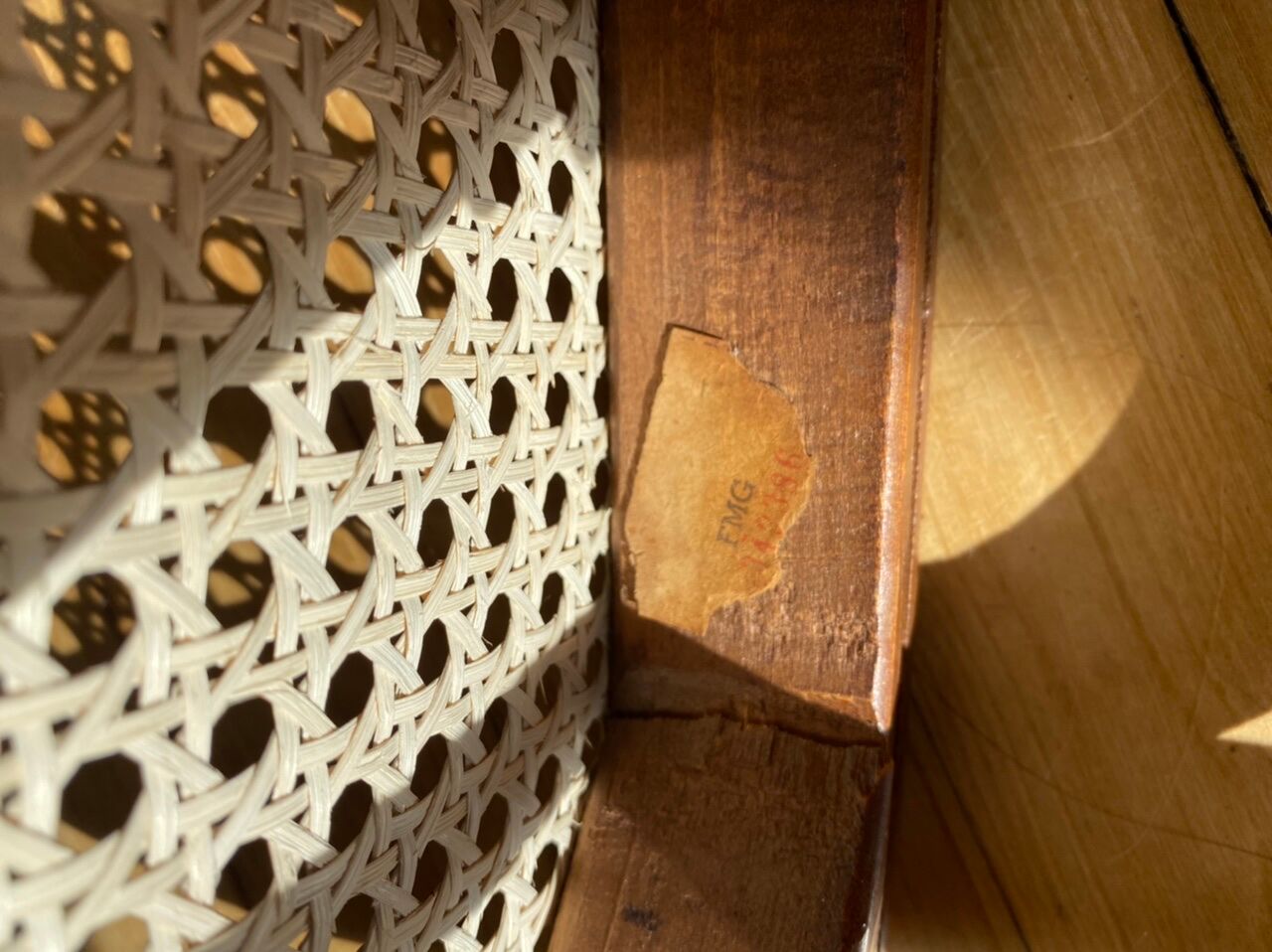 Pair of chairs Thonet 17 reissue FMG