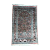 Tapis cachemire soie Inde 190x120cm