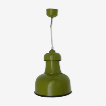 Hanging green lamp from the 70's
