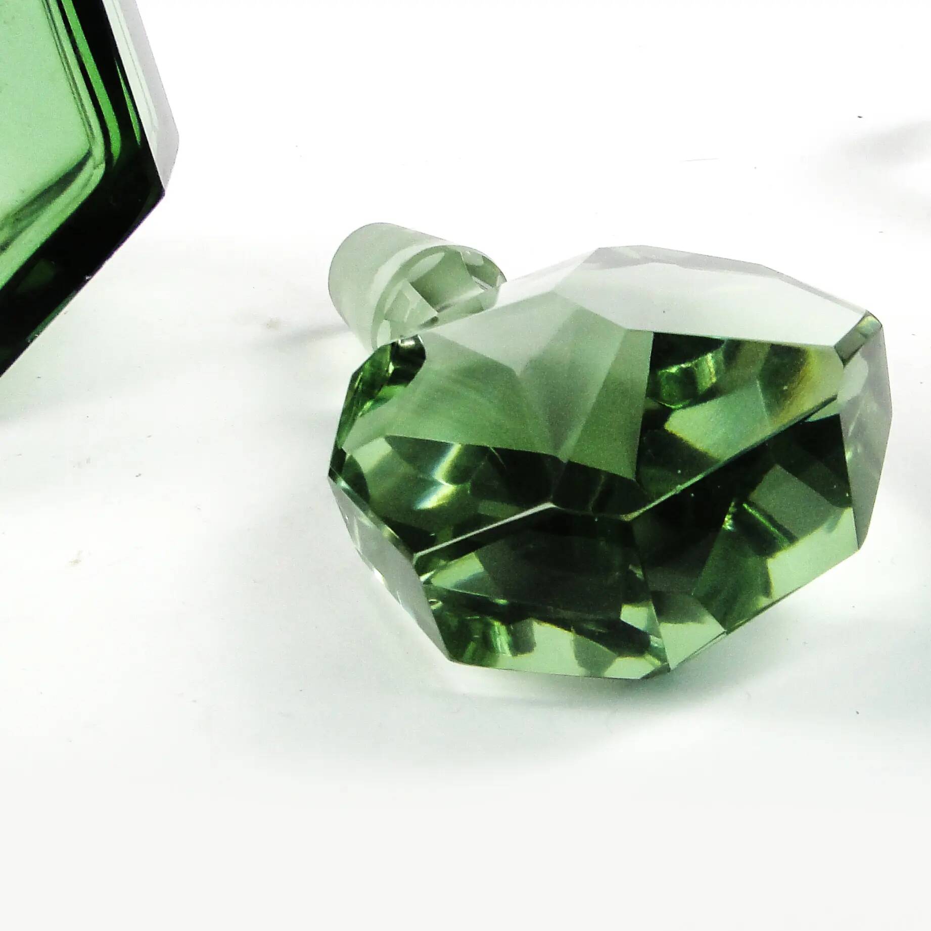 Carafe, Art Deco, crystal, Moser, Czechoslovakia, 1950s