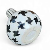 2 x ceramic / Pied de Poule vases / 1980s