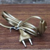 Brass golfer lamp