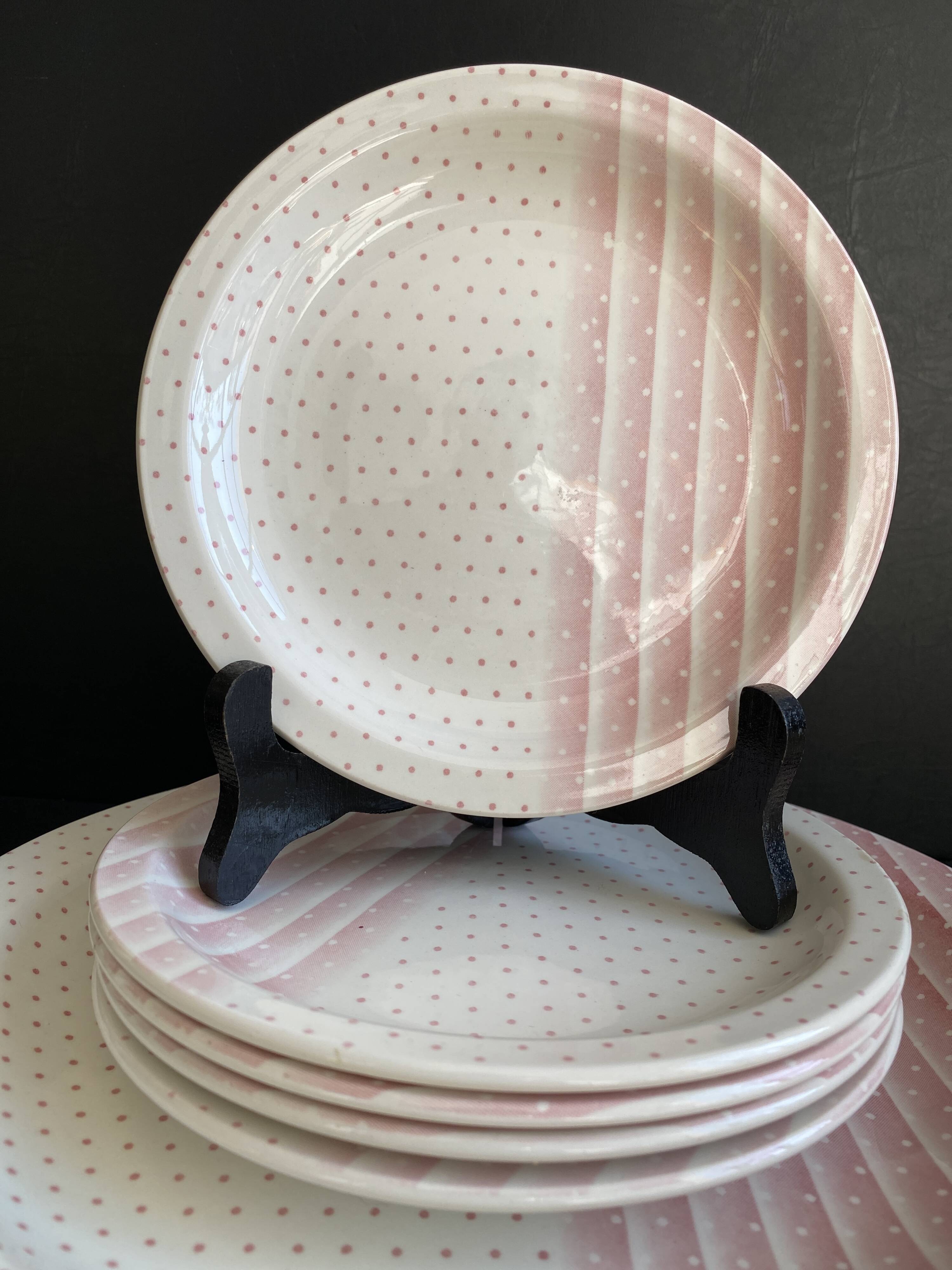 Set of Crockery Churchill England - "Pink Mix" Collection