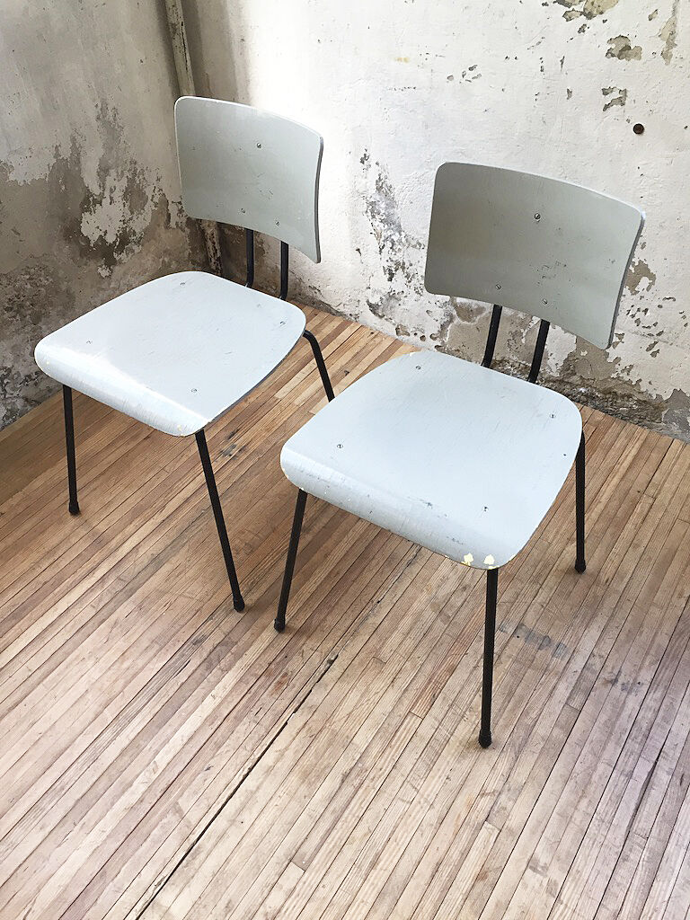 Pair of chairs by Willy Van Der Meeren