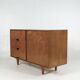 Vintage Beech & Maple Wood Sideboard by Vesper for Heals, 1950s