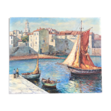 Tableau port de pêche du sud