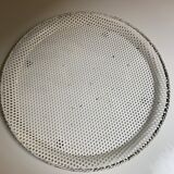 White open metal tray