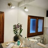 Set of three Italian design wall lights from the 1950s.