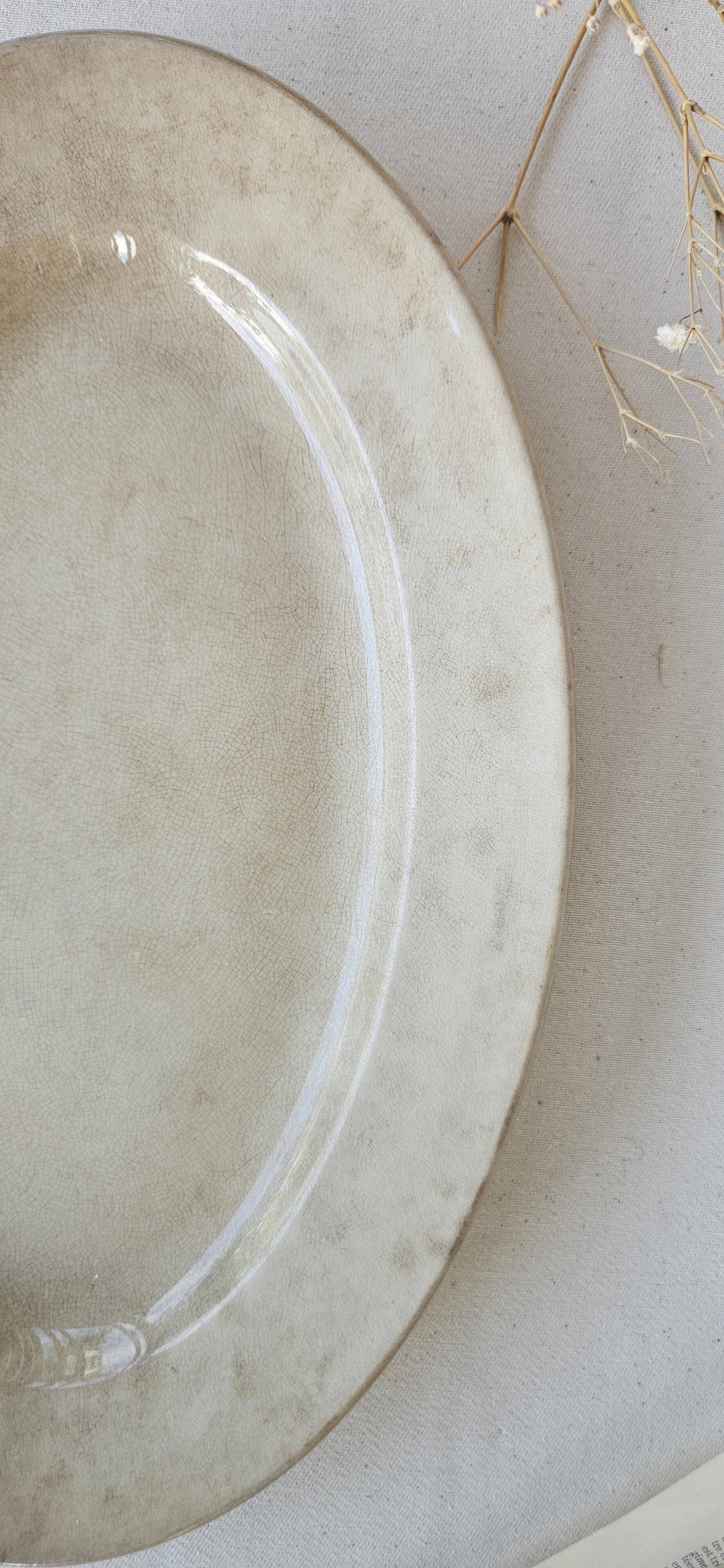 Old oval dish Pexonne FF – Ironstone