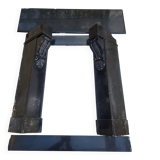 Antique Belgian Black Marble Fireplace - Napoleon III