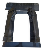 Antique Belgian Black Marble Fireplace - Napoleon III