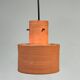 Vintage Hanging Lamp, Artiforte Netherlands, Terracotta, 1950s