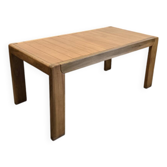 Table en orme massif extensible maison Regain