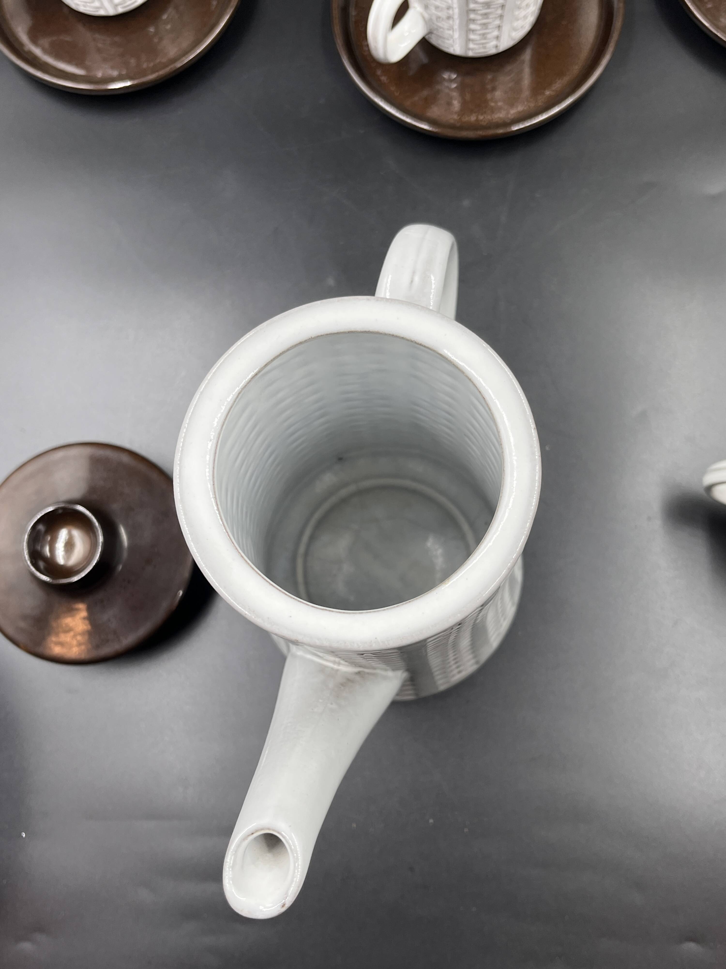 Ceramano coffee service, model: Epsilon by Karl Leuther