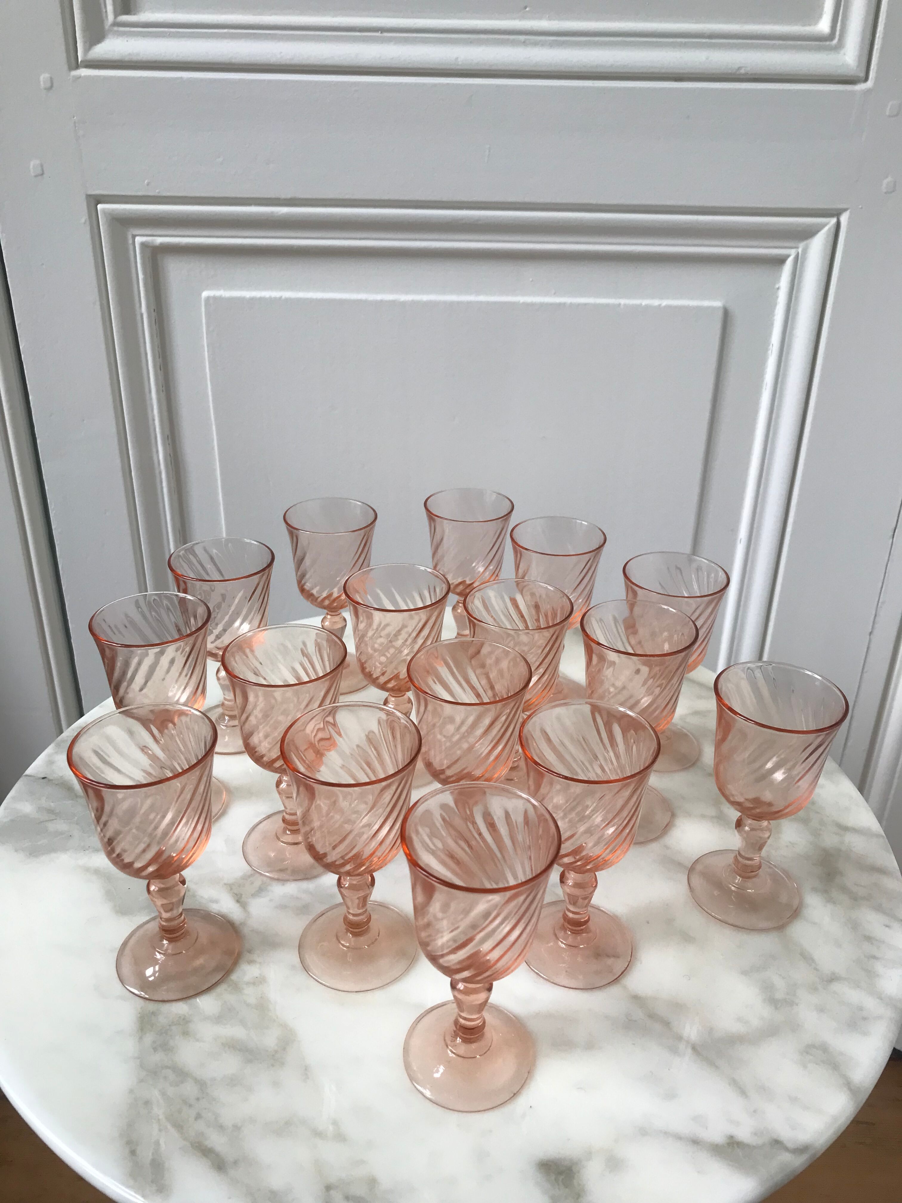 Set of 16 glasses aperitif Rosaline
