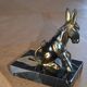 Free-standing donkey in resin