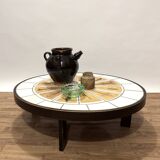 Ceramic coffee table by Roger Capron