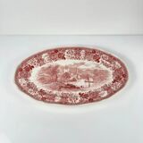 Large oval dish "Burgenland", Villeroy & Boch, red
