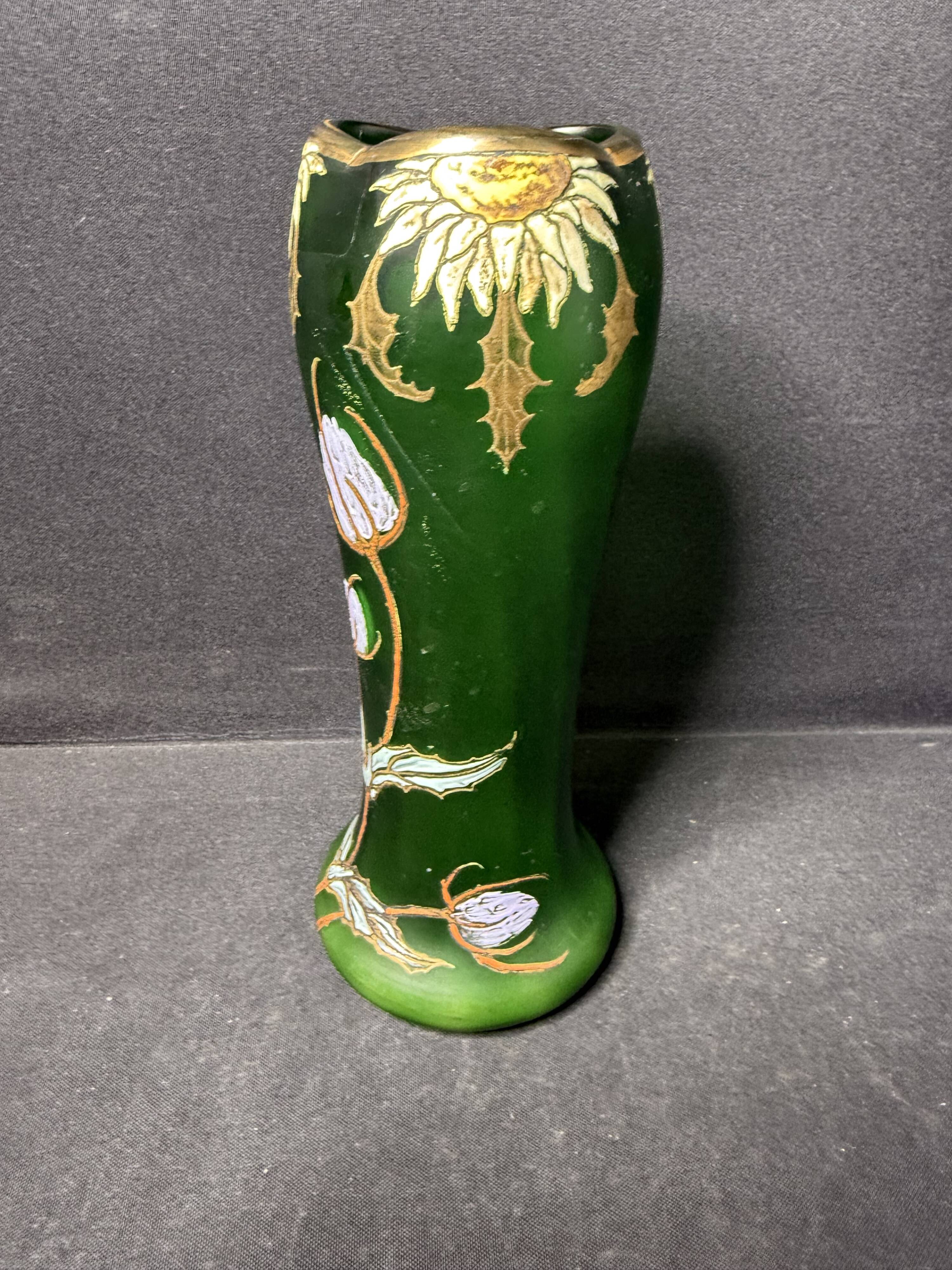 Enamelled vase – FT Legras (1839-1916)