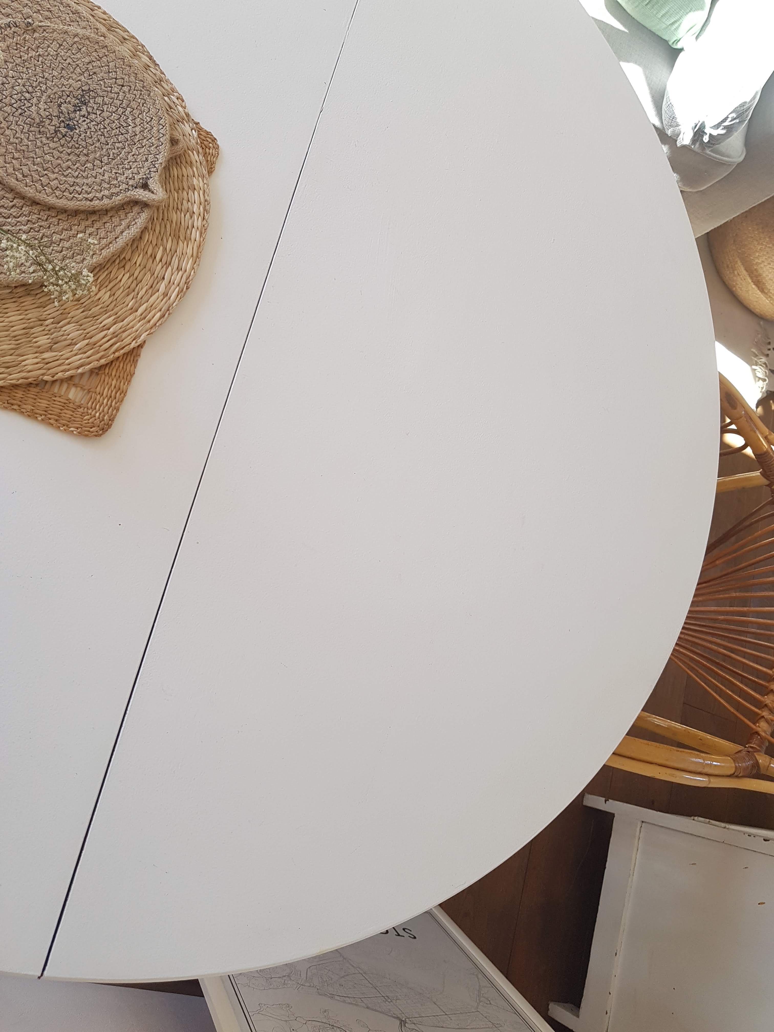 Scandinavian extendable table with butterfly extensions