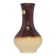 Vintage beige & brown west germany vase bay