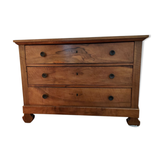 Chest of drawers 3 drawers walnut