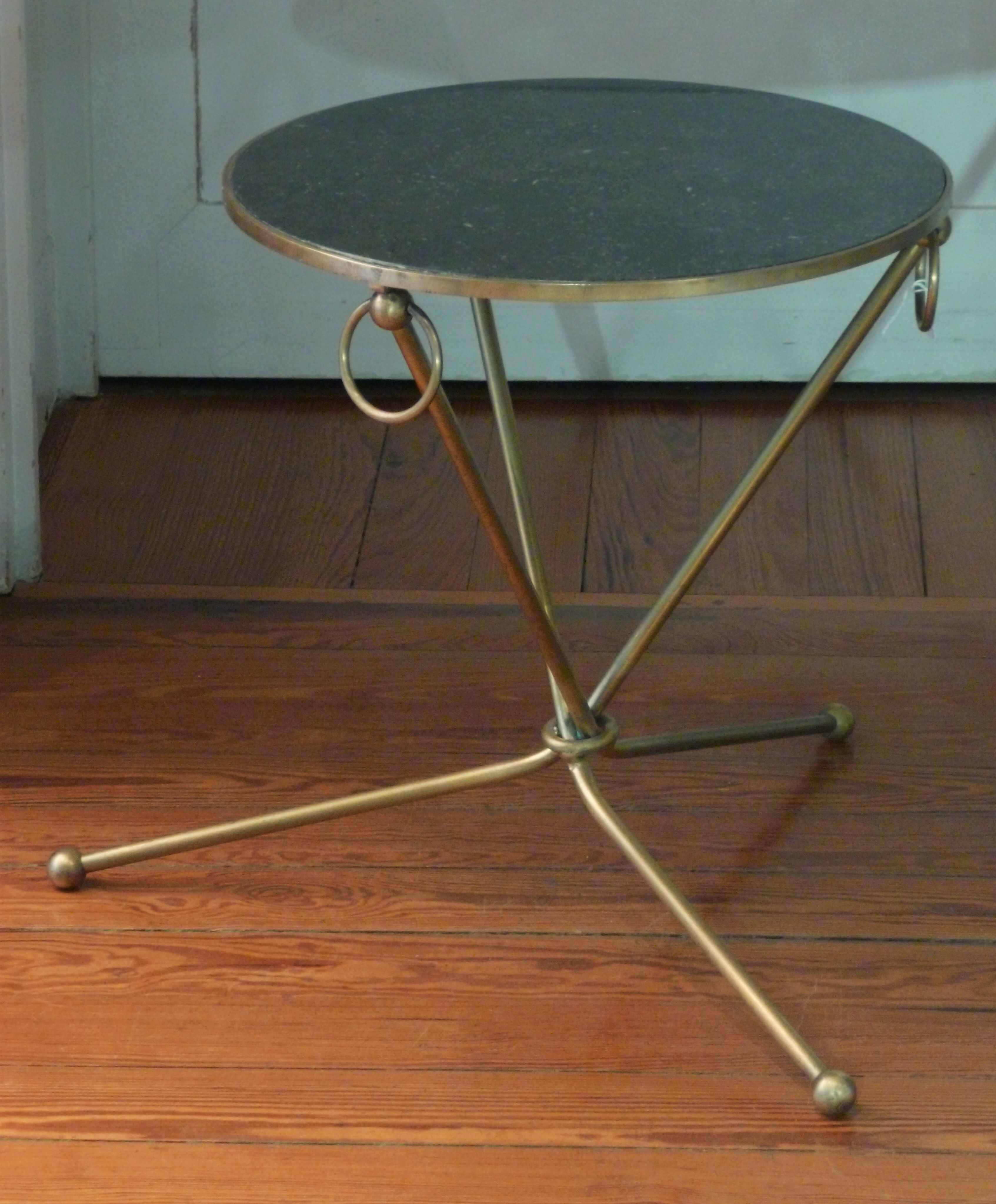Tripod pedestal table, 40s/50s