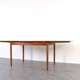 Mid-Century Danish Teak Extendable Dining Table, 1960s.