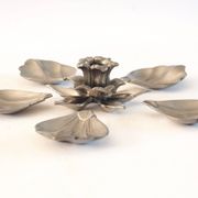 Flower candle holder/ashtray by S. Agudo