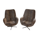 Pair of armchairs "egg" of 1973