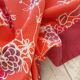 Floral printed tablecloth with border - Linvosges - cotton - 140x150 cm