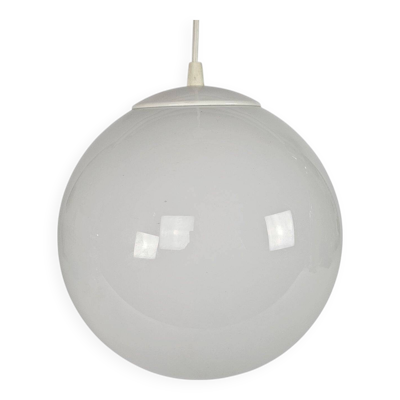 Happy Lights - Globe - Brume matinale - Verre opale - Métal - Années 70
