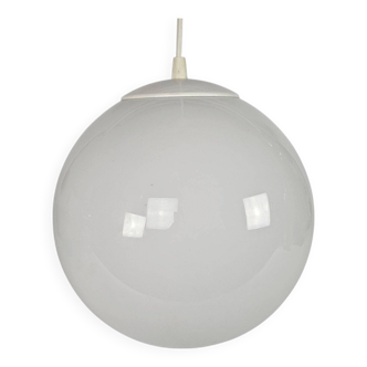 Happy Lights - Globe - Morning Mist - Opal Glass - Metal - 70's