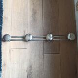 Metal wall coat rack