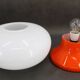 1970s Stepan Tabery Glass Mushroom Table Lamp, Czechoslovakia