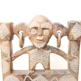 Moroccan anthropomorphic stone candle holder, 70s