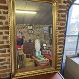 Antique Louis Philippe style gilded mirror