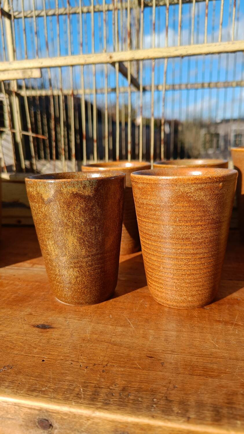 Digoin stoneware mugs
