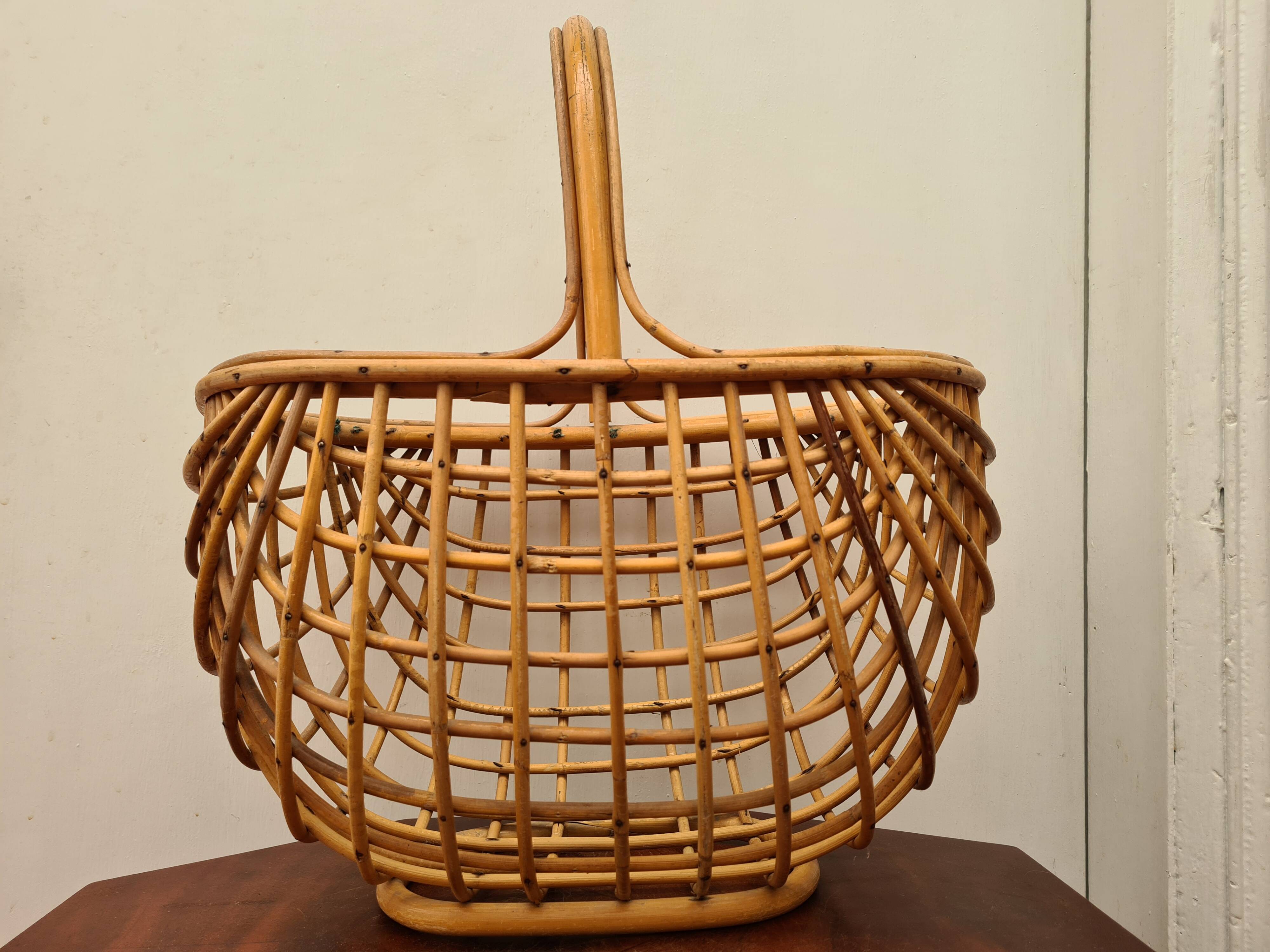 Old bamboo basket, south of France.