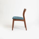 Set of 6 Danish Teak Dining Chairs R. Borregaard for Viborg Stolefabrik, De