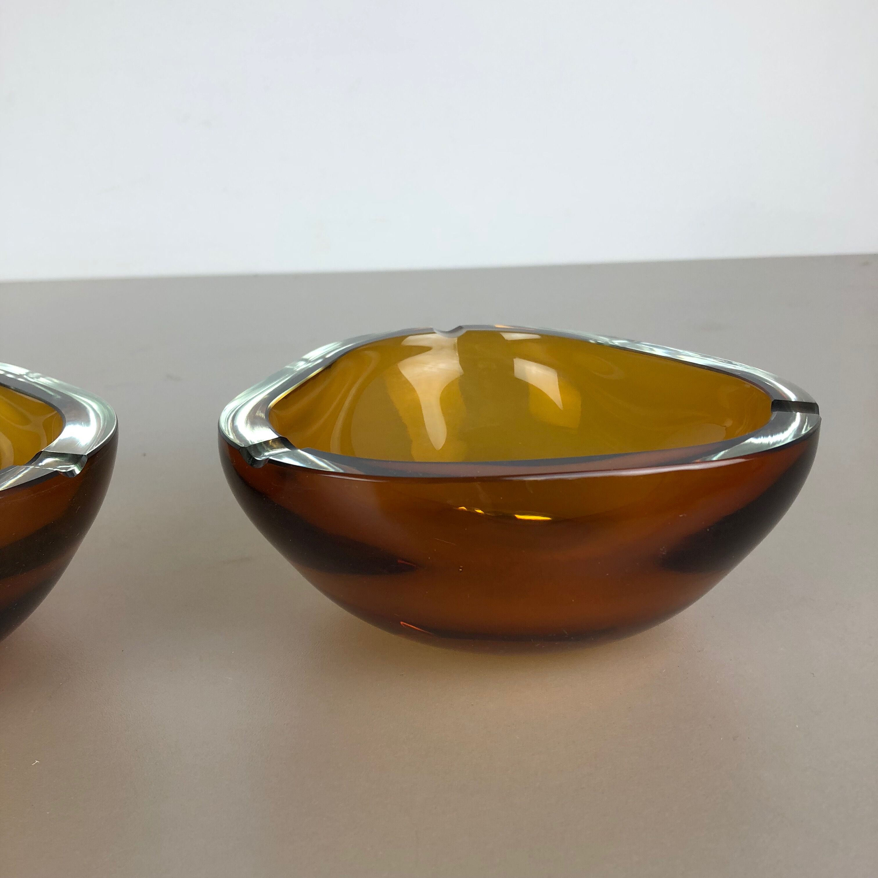 Murano ashtray elements by Antonio da Ros for Cenedese 1960s